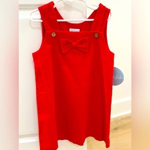 NWT Little English Red Cord Dress Size 5